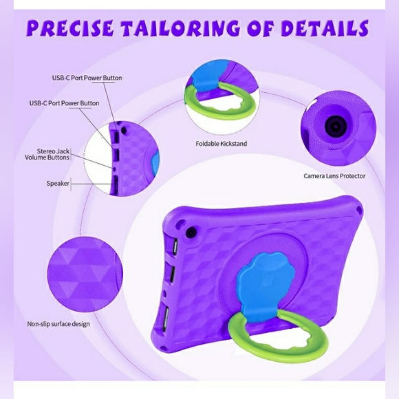 10 inch Tablet case for Kids  Light Weight Shock - Picture 4 of 7